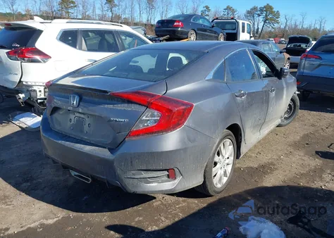 2019 Honda Civic Sport z USA, uszkodzony, nr VIN 2HGFC2F81KH530147